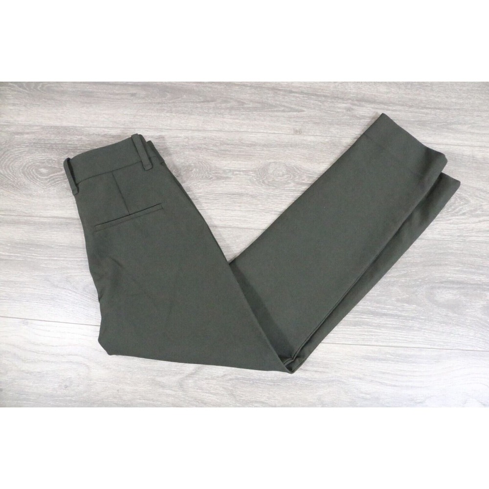 Vince Women's Size 8 High Waist Cigarette Pants Antique Olive Green